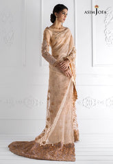 Asim Jofa Stunning Net Saree Luxury Chiffon