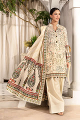 Elaheh M Basic Unstitched 3 Piece Lawn 25