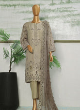 Riwayat Emb Stitched Lawn-D02