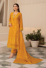 Aanchal Vol-2 Embroidered Dhanak Collection By Aalaya 02