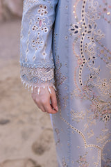 Qalamkar Sahil Kinare Luxury Embroidered Lawn Collection 04