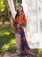 Zainab Chottani Tahra Embroidered Lawn 24 (8A)