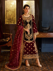 Zainab Chottani Velvet Collection ZIBA D-3