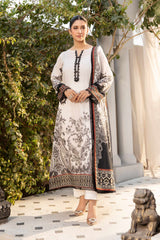 Elaheh M Basic Unstitched 3 Piece Lawn 25