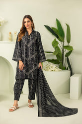 Salina Black&White Lawn-D05