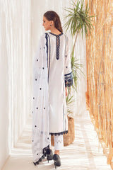 AL ZOHAIB Monochrome Chikankari Series 23' D-07