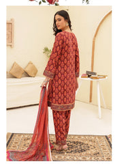 Zebtan Printed Lawn -D-07