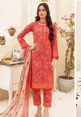 Zebtan Printed Lawn -D-09