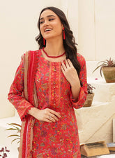 Zebtan Printed Lawn -D-09