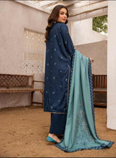 Gul e Meher Premium Embroidered Dhanak Vol 1 By Aalaya D#04