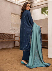 Gul e Meher Premium Embroidered Dhanak Vol 1 By Aalaya D#04