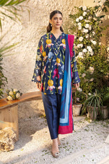 Elaheh M Basic Unstitched 3 Piece Lawn 25