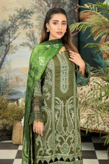 Syra Embroidered Lawn With Digital Printed Chiffon Dupatta Collection By Johra