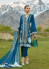 Crimson Luxury Lawn Saira Shakira