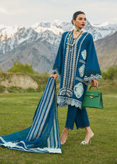 Crimson Luxury Lawn Saira Shakira