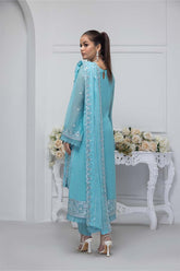 Aura Hand Crafted Luxury Chiffon By Manahil Lakhani