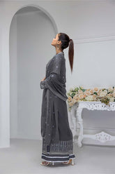 Aura Hand Crafted Luxury Chiffon By Manahil Lakhani