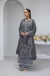 Aura Hand Crafted Luxury Chiffon By Manahil Lakhani