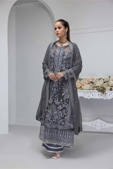 Aura Hand Crafted Luxury Chiffon By Manahil Lakhani