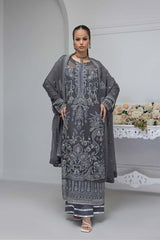 Aura Hand Crafted Luxury Chiffon By Manahil Lakhani