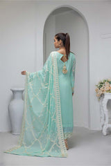 Aura Hand Crafted Luxury Chiffon By Manahil Lakhani