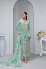 Aura Hand Crafted Luxury Chiffon By Manahil Lakhani