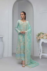 Aura Hand Crafted Luxury Chiffon By Manahil Lakhani