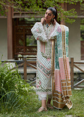 Crimson Luxury Lawn Saira Shakira