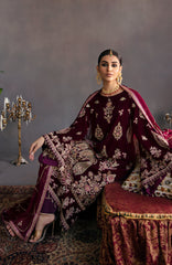 Makhmal Luxury Embroidered Velvet Collection By Emaan Adee 04