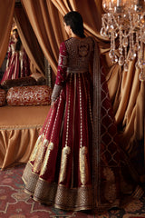 Afrozeh Divani Luxury Embroidered Silk Collection 10