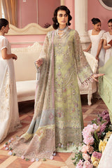 Secret Garden Luxury Embroidered Formal Chiffon Collection By Nureh 61