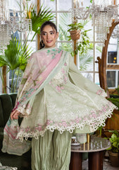 E CRAFT CHIKANKARI WITH CHIFFON BY ELAF