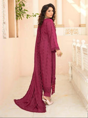 BREEZE Vol 2 Premium Embroidered Dhanak Collection By Aalaya #01