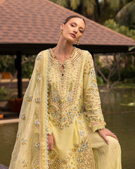 Zinnia Luxury Lawn By Faiza Saqlain