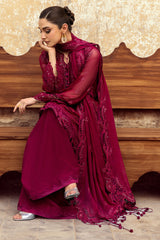 Qalamkar Chiffon Wedding Formals 25