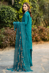 Adan Libas Fuchsia Chikankari