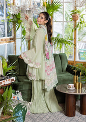 E CRAFT CHIKANKARI WITH CHIFFON BY ELAF