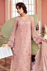 Secret Garden Luxury Embroidered Formal Chiffon Collection By Nureh 58