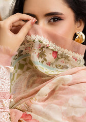 E CRAFT CHIKANKARI WITH CHIFFON BY ELAF