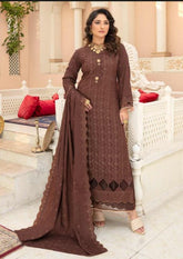 BREEZE Vol 2 Premium Embroidered Dhanak Collection By Aalaya #04