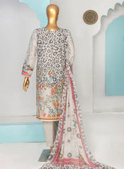 HZ Printkari Stitched Emb Lawn-PLC-412
