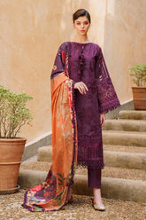 Baroque Embroidered Swiss Lawn Festive Collection '24 (04)