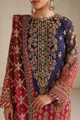 BAROQUE EMBROIDERED CHIFFON FANCY FORMAL