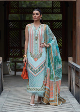 Crimson Luxury Lawn Saira Shakira