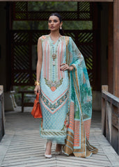 Crimson Luxury Lawn Saira Shakira