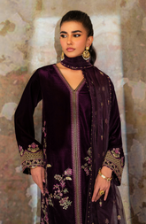 Velmor - Unstitched Velvet Formals - '24 Florid