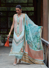 Crimson Luxury Lawn Saira Shakira