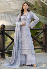 Adan Libas Fuchsia Chikankari