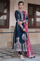 Shahkaar Luxury Lawn Embroidered Eid Festive Collection D12