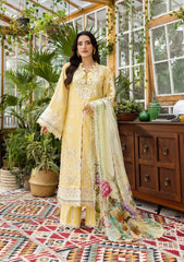 E CRAFT CHIKANKARI WITH CHIFFON BY ELAF